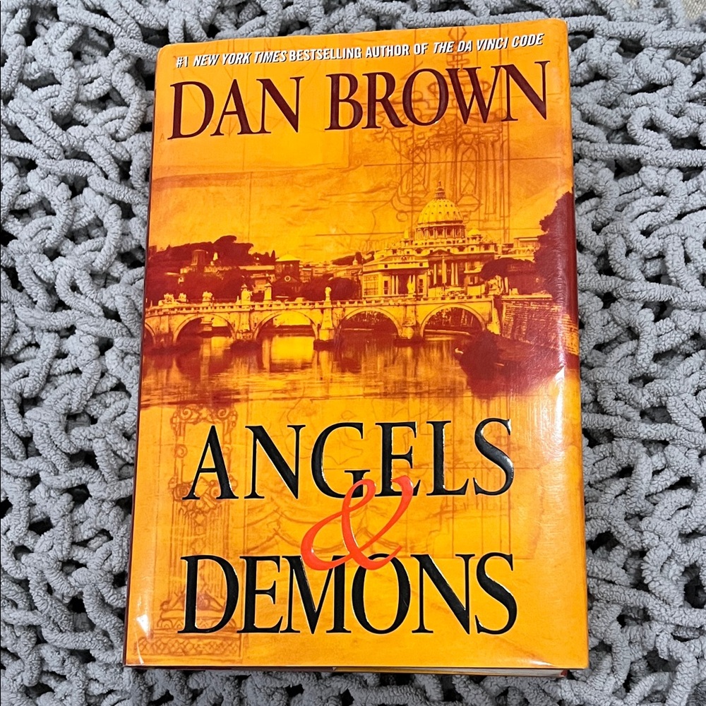 'Angels & Demons' Book - Orange Cover